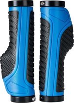 Fiets Grips-Racefiets Double Lock Rubber Handvatten-Anti-slip Schokabsorberende Soft Bike Grips-Stuur -BT1802BL Blauw