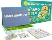Imaginarium 2 in 1 ABC Speelset met Magneten - Magnetisch Boek om Letters te Leren en Combipuzzel - 176 Onderdelen