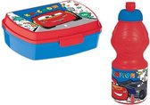 Cars broodtrommel met bidon - rood - Disney CARS lunchset