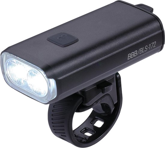 BBB Cycling Koplamp StrikeDuo 1600 USB Oplaadbaar Fietsverlichting 1600 Lumen BLS-172