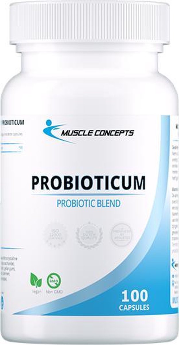 Goedkoopste Probioticum (Probiotica) - Probiotic Blend - Voedingssupplement - 100 capsules | Muscle Concepts