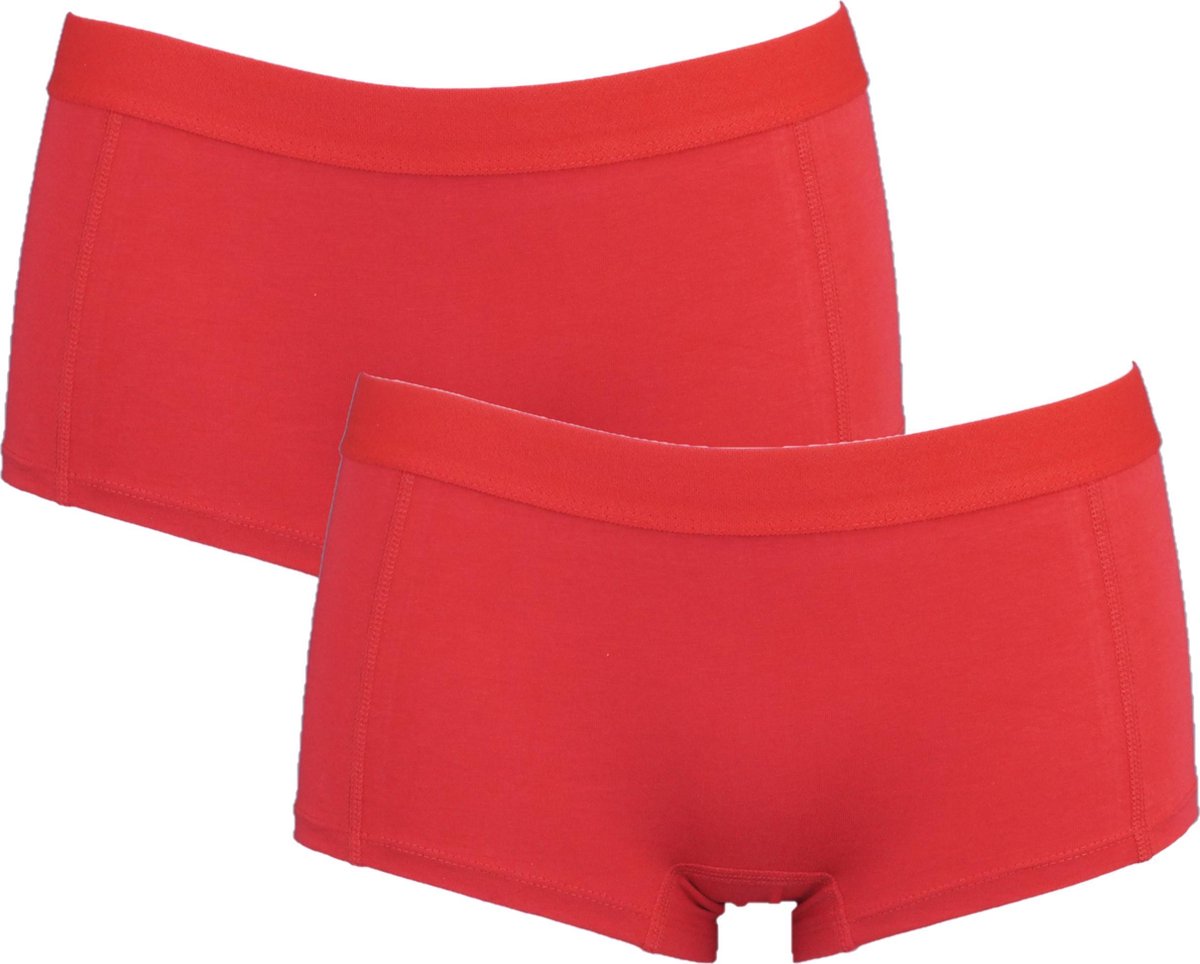 Gionettic 2-Pack Dames shorts Rood - XL