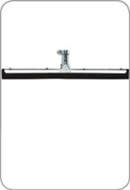 Vloertrekker Metaal - Zwart Rubber 35 cm Lengte - Inclusief Steel Hout 140 cm