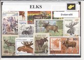 Herten – Luxe postzegel pakket (A6 formaat) : collectie van verschillende postzegels van herten – kan als ansichtkaart in een A6 envelop - authentiek cadeau - kado tip - geschenk -
