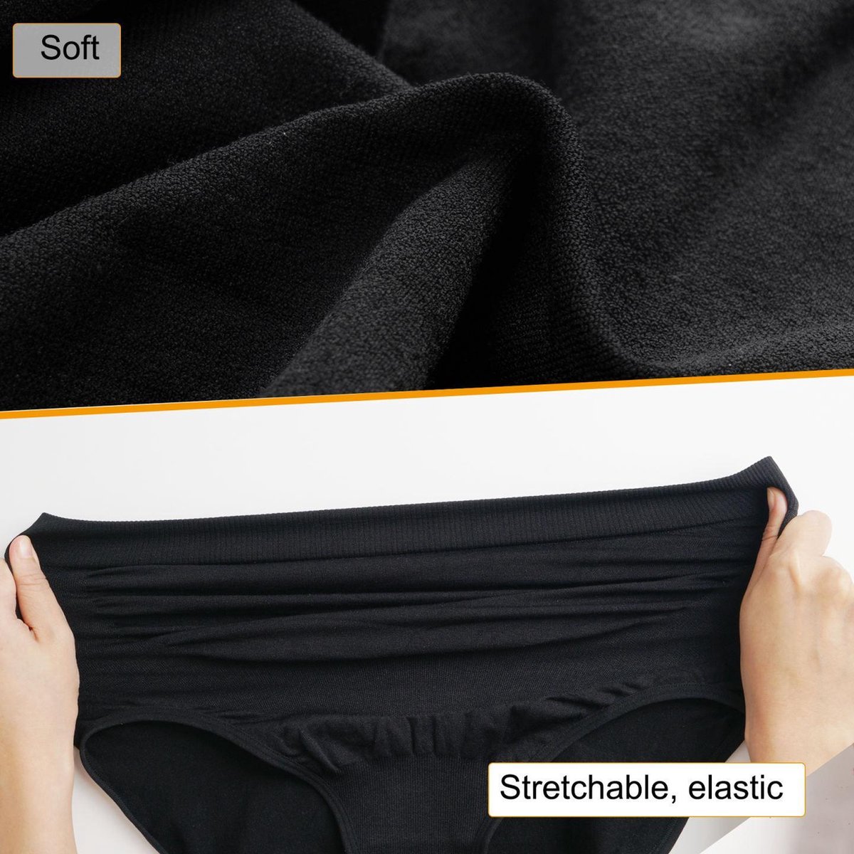 Vrouwen over de bult zwangerschapsondergoed - 2stuks/pack - Mama naadloze hoge taille zwang - Women's Over the Bump Maternity Underwear Size M - 2 pieces /Pack - Mama Seamless High Waist Maternity Pregnancy Pantieserschap - zwangerschap slipje — afbeelding 6