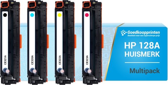 Huismerk voor HP 128A toner cartridge Multipack set