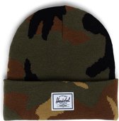 Elmer - Woodland Camo / De bestselling Herschel beanie - muts / warme en zachte rib knit / 100% acryl / Beperkte Levenslange Garantie / Camouflageprint