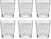 Libbey Tiki Kahiko Mai Tai White Drinkglas – 360 ml / 36 cl - 6 Stuks - Cocktailglas - Hoge kwaliteit