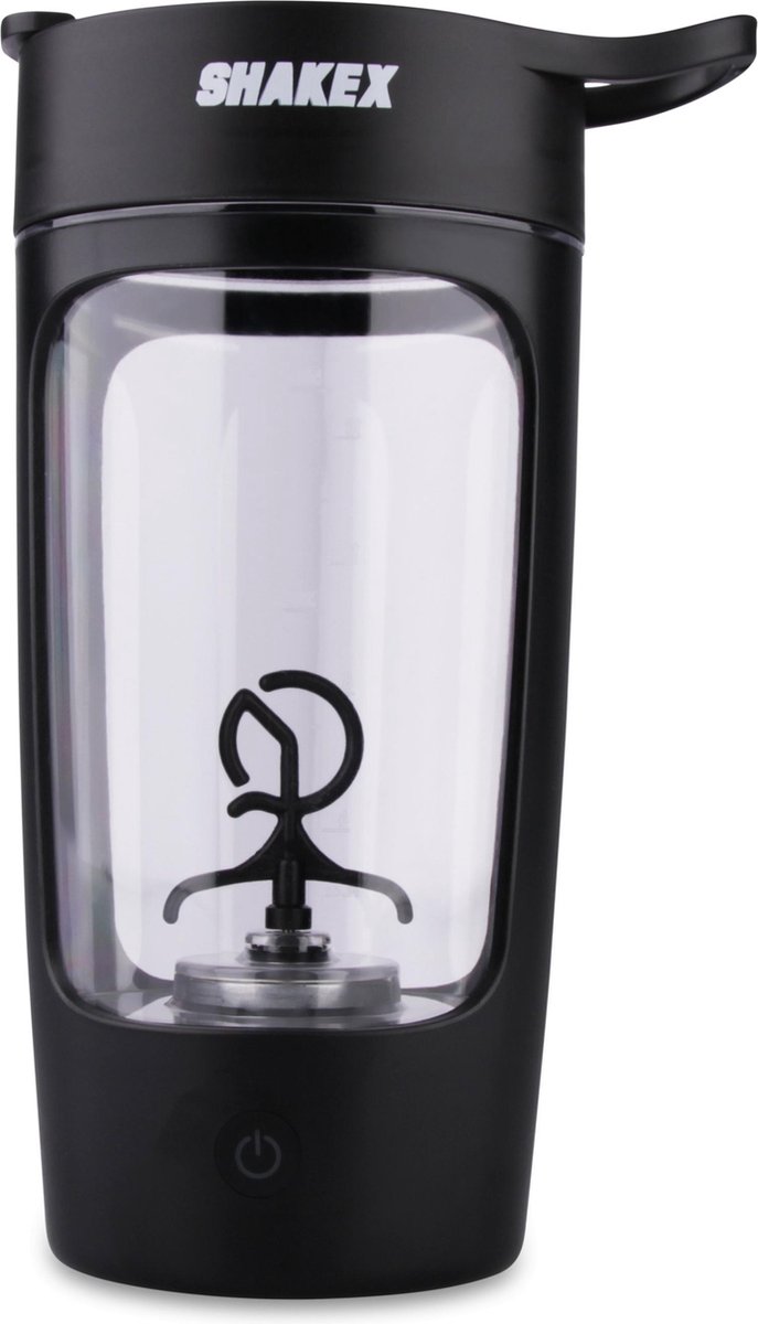 SHAKEX® Shakebeker Oplaadbaar Zwart Elektrische Shakebeker Draagbare Blender...