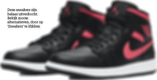 Nike Air Jordan 1 Mid - Maat 39 - Zwart/Roze | bol.com