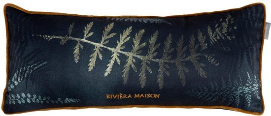 Sierkussen Riviera Maison Viride - 30x70 cm - Zwart | bol.com