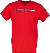 DEELUXE T-shirt met merkopdruk op de rug RALF Red