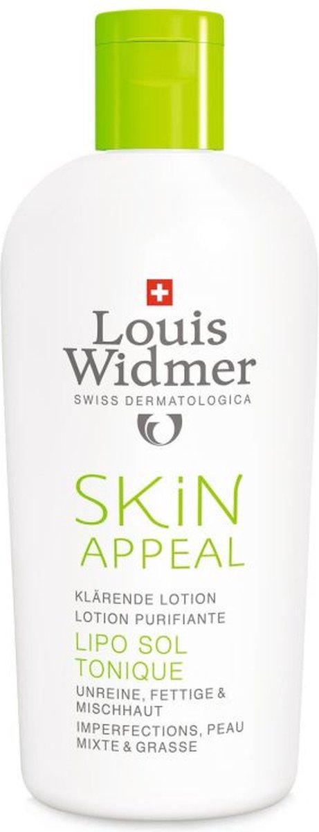 Louis Widmer Lotion Skin Appeal Lipo Sol Tonic Zonder parfum
