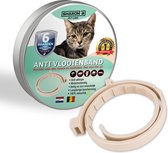 Vlooienband  kat Creme - 100% natuurlijk - Geen pesticiden - Vlooien en teken - Veilig voor mens en dier - Milieuvriendelijk