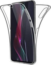 iParadise Samsung A50 Hoesje 360 en Screenprotector in 1 - Samsung Galaxy A50 Case 360 graden Transparant