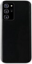 ADEL Siliconen Back Cover Softcase Hoesje Geschikt voor Samsung Galaxy Note 20 - Doorzichtig Transparant
