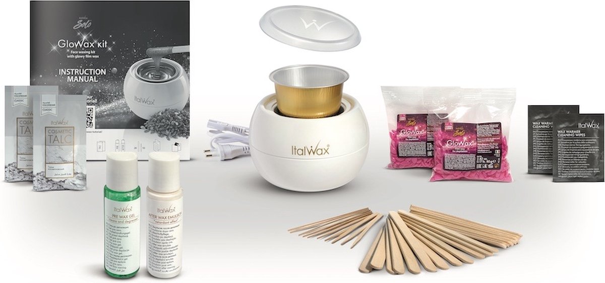 Goedkoopste Italwax Solo Glowax gezichtswaxset