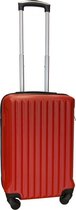 Travelerz handbagage koffer met wielen 39 liter - lichtgewicht - cijferslot - rood (9204)