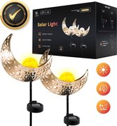 Lideka Solar Tuinverlichting - Maanlamp voor buiten op zonne energie - 600 mAh