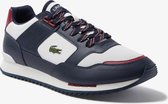 Lacoste Partner Piste 0121 3 Heren Sneakers - Off White/Navy - Maat 46