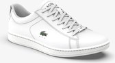 Lacoste Carnaby Evo 0121 2 Heren Sneakers - White/Khaki - Maat 42