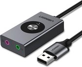 Externe USB audio 7.1-kaart UGREEN 1m (zilver)