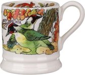 Emma Bridgewater Mug 1/2 Pint In the Woods Green Woodpecker & Red Squirrel