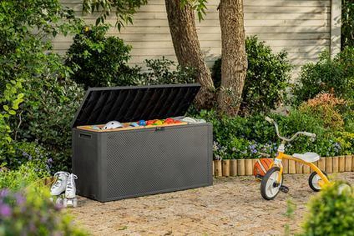 Keter Emily Opbergbox - 118x45x57 cm - 270L - Grafiet