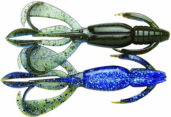 Keitech Crazy Flapper 2.8 (7 cm) Softbait - 8 stuks Delta Craw 407T van Keitech — afbeelding 3