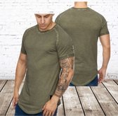 Heren t shirt groen 9012 -Violento-S-t-shirts heren