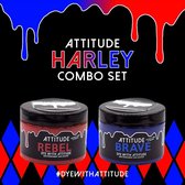 Attitude Hair Dye Semi permanente haarverf HARLEY Duo Combi set 2 potjes haarverf Multicolours