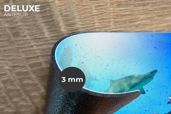 Set de table - Napperons de table en plastique - Mer - Pêche - Corail - 45x30 cm - 6 pièces - Résistant à la chaleur - Antidérapant - Coussinet - Amovible