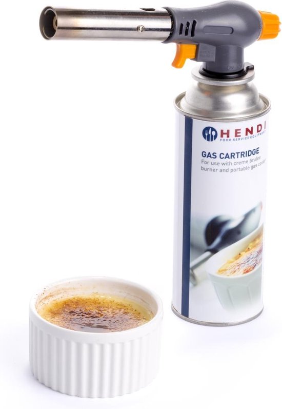 Hendi Crème-Brûlée Brander - inclusief gasbus