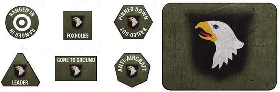 Afbeelding van het spel 101st Airborne Division Tokens and Objectives