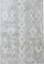 The Rug Republic Table Tufted, BREMEN Silver/Ivory 120 x 180 cm CARPET