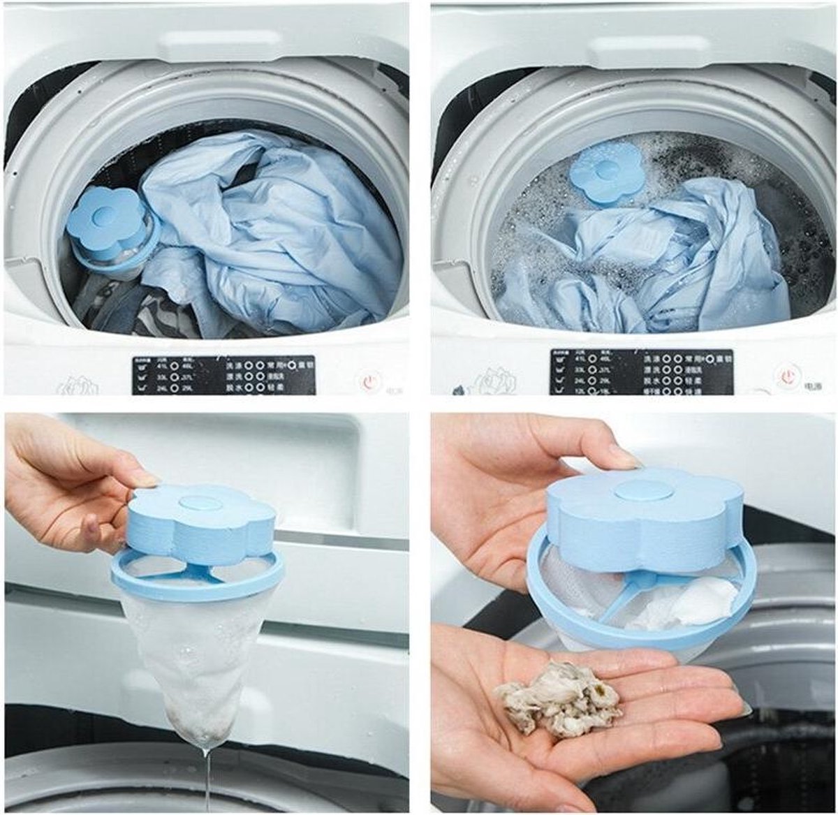 Deze wastruc verwijdert alle dierenharen van je kleding