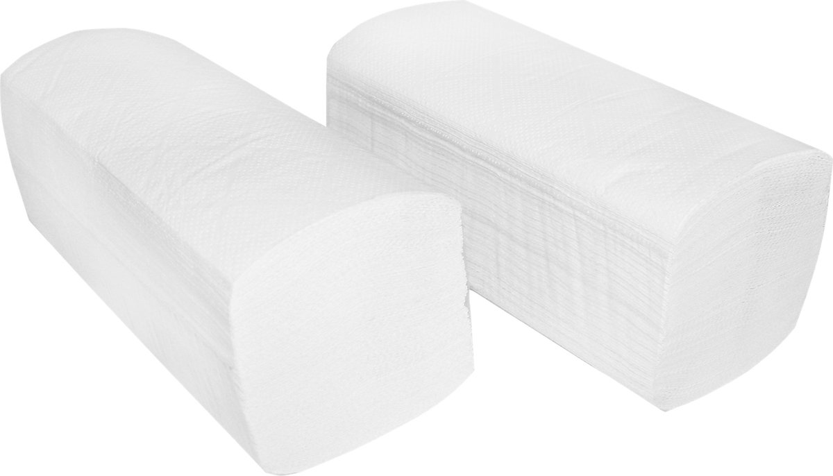 Papieren handdoeken Schäfer Shop Pure - L 250 x B 230 mm - zigzagvouwen - 1-laag - 5000 vellen
