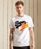 Superdry Heren tshirt Source T-shirt met Vintage-logo