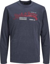 JACK&JONES PLUS SIZE JPRBLUWASH LOGO TEE LS CREW NECK PS Heren T-shirt - Maat EU5XL US3XL