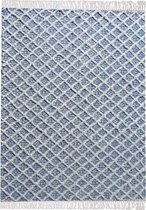 The Rug Republic Hand Woven CORIO Natural/Blue 160 x 230 cm CARPET