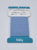 Habby elastiek 1.5 mm| Rond gebreid | Turkoois | 5 meter | Hobby - Knuteselen - Naai elastiek