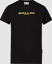 Ballin Amsterdam -  Jongens Regular Fit   T-shirt  - Zwart - Maat 104