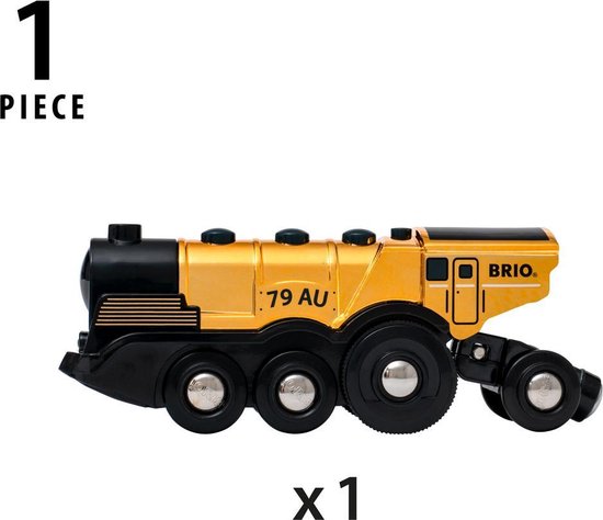 BRIO Mighty Gold Actie locomotief - 33630