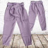 Lila meisjes broek -Papillon-110/116-Broek