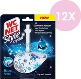 WC Net - Wc Blok - Style Crystal - Blue Fresh - 12 x 36.5G - Voordeelverpakking