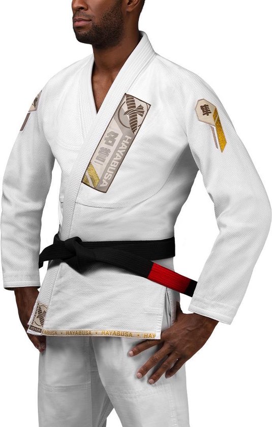 Hayabusa Ascend Léger BJJ Jiu Jitsu Gi Wit A4