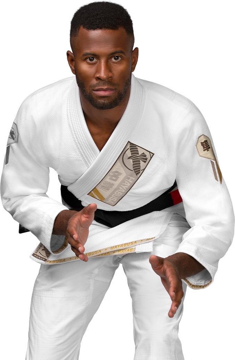 Hayabusa Ascend Lichtgewicht BJJ Jiu Jitsu Gi - Wit - maat A3