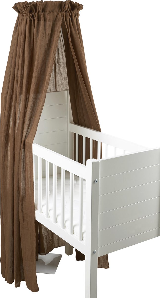Meyco Baby Uni sluier - chocolate — afbeelding 2