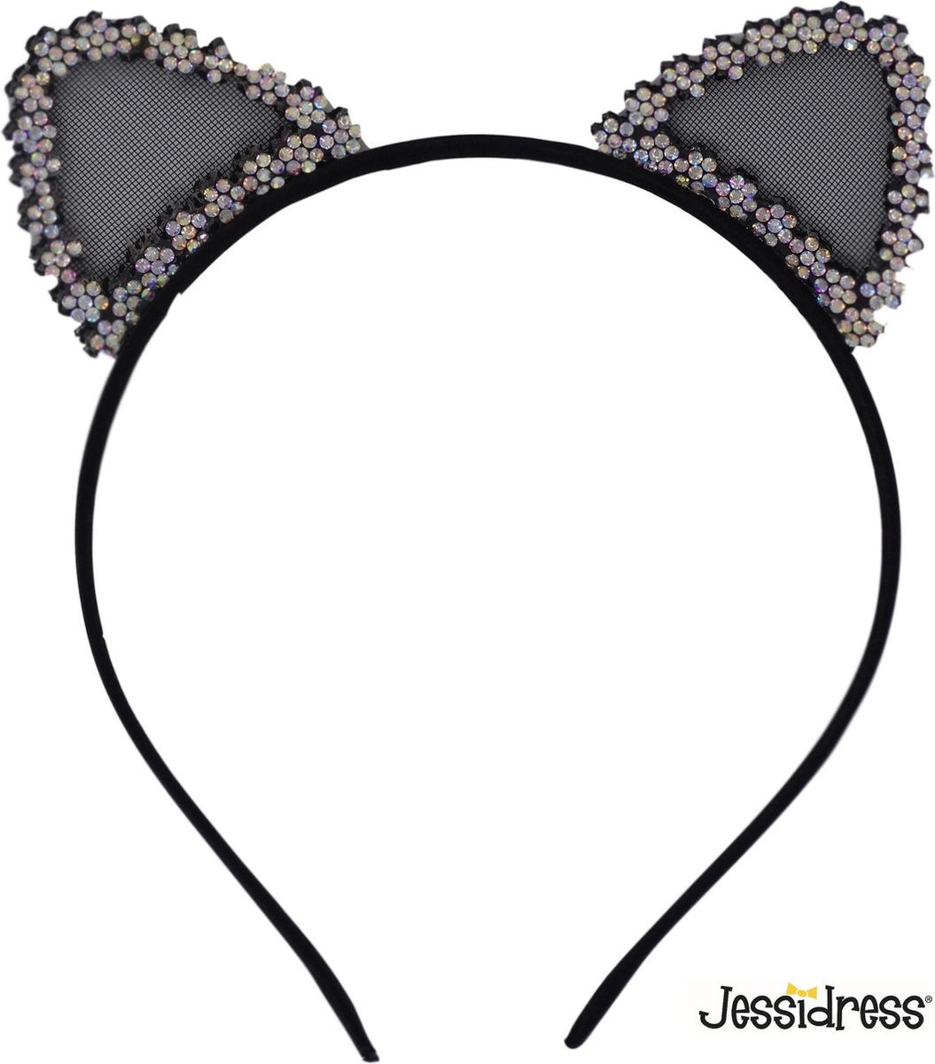 Lace kat oren Cosplay kat oren oren zwarte kat Kitty kostuum kat oren hoofdband zwarte kat oren Accessoires Haaraccessoires Hoofdbanden & Tulbanden Kat oren 