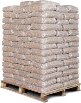 Hakevo - Hout pellets - Pellet - Pellet kachel - Openhaard - Hout korrels - Bruin - 98 zakken van 10KG (980 kg) - Thuis geleverd op Pallet